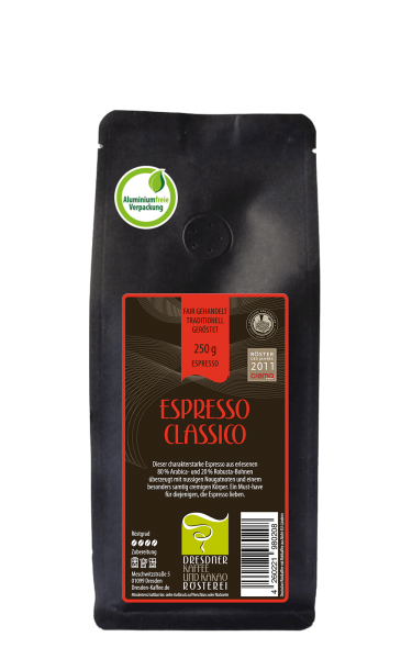 Dresdner Kaffee und Kakao Roesterei Espresso Classico 250g