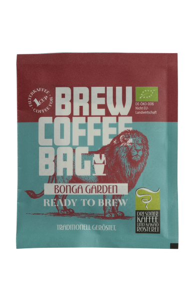 Dresdner Kaffee und Kakao Roesterei Brew Coffee Bag Bonga Garden Wildkaffee