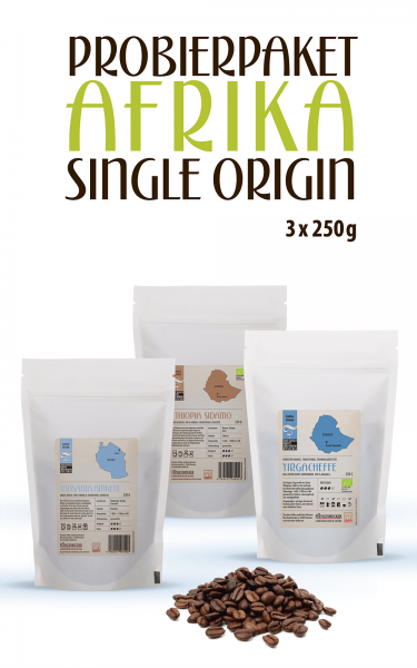 Probierpaket Single Origin Kaffee "Afrika"