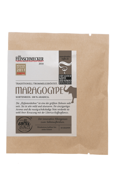 Dresdner Kaffee und Kakao Roesterei CoffeeBag Maragogype