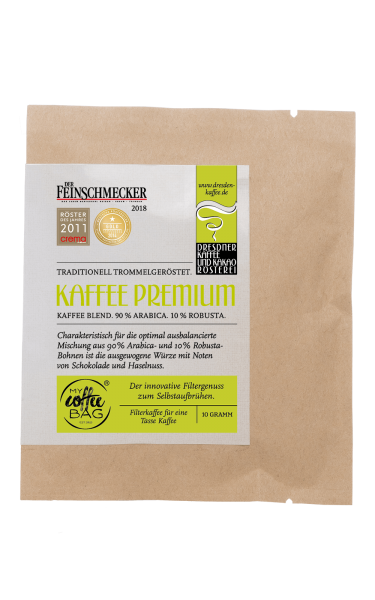 Dresdner Kaffee und Kakao Roesterei CoffeeBag Kaffee Premium