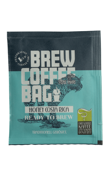 Dresdner Kaffee und Kakao Roesterei Brew Coffee Bag Honey Costa Rica1